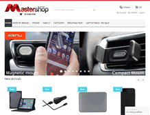 Tablet Screenshot of mastershop.com.au